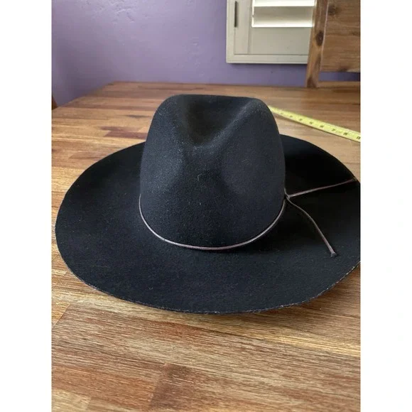 Peter Grimm Women's Hat True Character Black 100% Wool Boho Cap - Picture 15 of 16